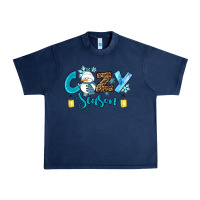 Navy cozy season winter Urban Heavy Tee - RanaPortraitStore