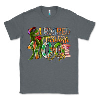 Charcoal Heather i roared my way through 100 days Classic Tee - RacoonDesign