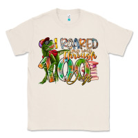 Natural i roared my way through 100 days Classic Tee - RacoonDesign