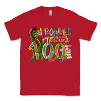 Red i roared my way through 100 days Classic Tee - RacoonDesign