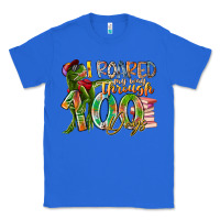 True Royal i roared my way through 100 days Classic Tee - RacoonDesign