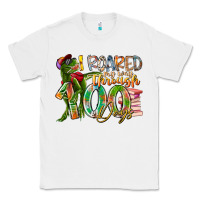 White i roared my way through 100 days Classic Tee - RacoonDesign