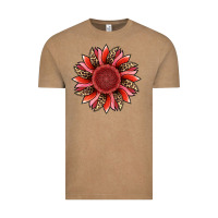Vintage Coffee valentine's day sunflower Vintage Tee - RanaPortraitStore