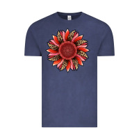 Vintage Denim valentine's day sunflower Vintage Tee - RanaPortraitStore