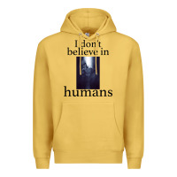 Antique Gold I don't believe i̇n humans Premium Hoodie - Bettercallsaul