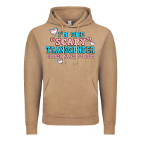 Vintage Coffee im scary transgender the media warned you about Vintage Hoodie - JahusDesignShop