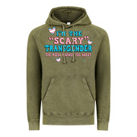 Vintage Olive im scary transgender the media warned you about Vintage Hoodie - JahusDesignShop