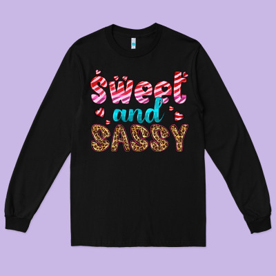 Sweet And Sassy Long Sleeve Tee Designed By Hra Design Shop