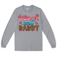 Heather Grey sweet and sassy Long Sleeve Tee - HRA Design Shop