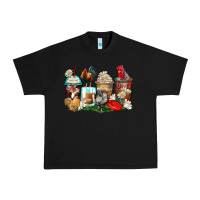 Black rooster coffee cups Urban Heavy Tee - Zillion Design Studio