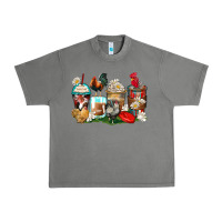 Tornado rooster coffee cups Urban Heavy Tee - Zillion Design Studio