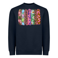 Navy Western Easter Brushstrokes Heavyweight Sweatshirt - RanaPortraitStore