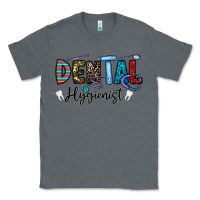 Charcoal Heather dental hygienist Classic Tee - CowhideDigitalArt