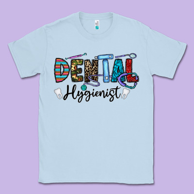 Dental Hygienist Classic Tee Designed By Cowhidedigitalart