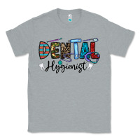 Heather Grey dental hygienist Classic Tee - CowhideDigitalArt