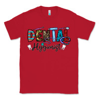 Red dental hygienist Classic Tee - CowhideDigitalArt