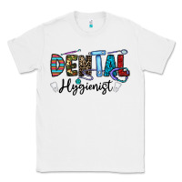 White dental hygienist Classic Tee - CowhideDigitalArt