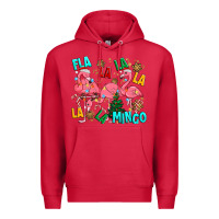 Cardinal christmas fla la la la la mingo Premium Hoodie - MaliasSmallBusiness