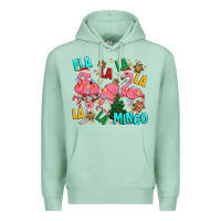 Seafoam christmas fla la la la la mingo Premium Hoodie - MaliasSmallBusiness