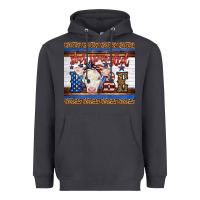 Smoke Western Star Spangled Baby Cow Heavyweight Hoodie - LillyAllenDesigns