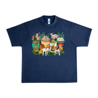 Navy goats coffee cups Urban Heavy Tee - Zillion Design Studio