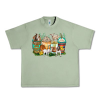 Oil Green goats coffee cups Urban Heavy Tee - Zillion Design Studio