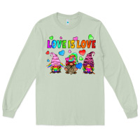 Matcha lgbtq love is love gnomes Long Sleeve Tee - HRA Design Shop
