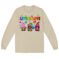 Mushroom lgbtq love is love gnomes Long Sleeve Tee - HRA Design Shop