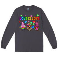 Smoke lgbtq love is love gnomes Long Sleeve Tee - HRA Design Shop