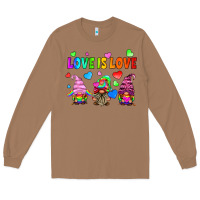 Toasted Coconut lgbtq love is love gnomes Long Sleeve Tee - HRA Design Shop