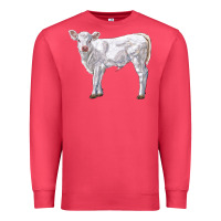 Cardinal charolais calf Premium Sweatshirt - LillyAllenDesigns