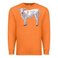 Carrot charolais calf Premium Sweatshirt - LillyAllenDesigns