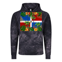 Cloud Black dominican republic Vintage Hoodie - RanaPortraitStore