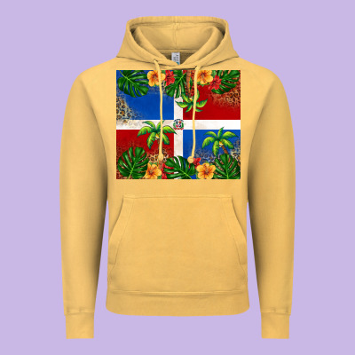 Dominican Republic Vintage Hoodie Designed By Ranaportraitstore