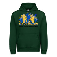 Forest Green for my students down syndrome awareness day Urban Hoodie - Artiststas