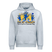 Heather Grey for my students down syndrome awareness day Urban Hoodie - Artiststas