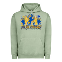 Pigment Oil Green for my students down syndrome awareness day Urban Hoodie - Artiststas