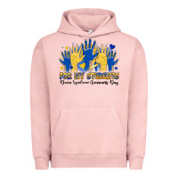 Pigment Salmon for my students down syndrome awareness day Urban Hoodie - Artiststas