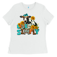 White live simply Ladies Tee - AdoDesignShop