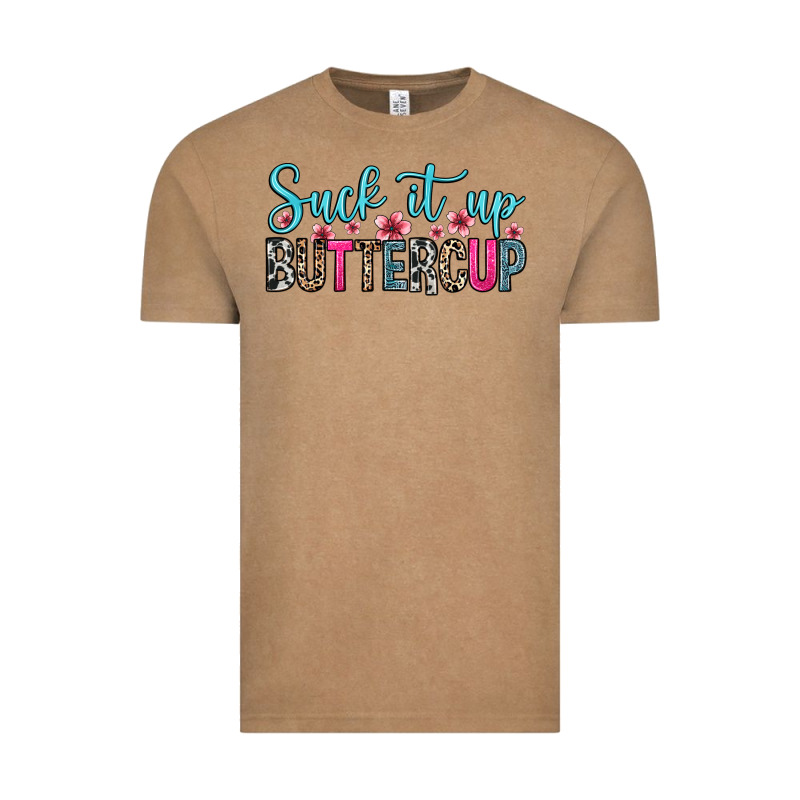 Suck It Up Buttercup Vintage Tee by Zillion Design Studio | Teevron