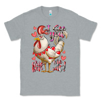 Heather Grey i see you chicken me out Classic Tee - RacoonDesign