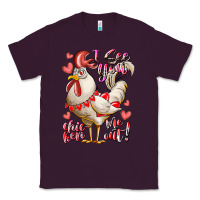 Plum i see you chicken me out Classic Tee - RacoonDesign
