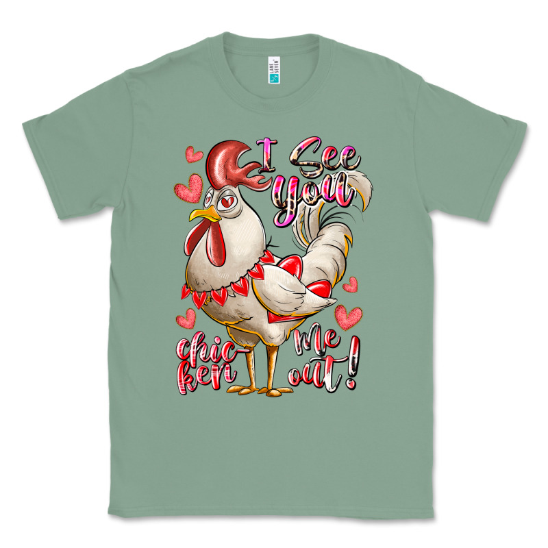 I See You Chicken Me Out Classic Tee by RacoonDesign | Teevron