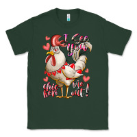 Sports Green i see you chicken me out Classic Tee - RacoonDesign