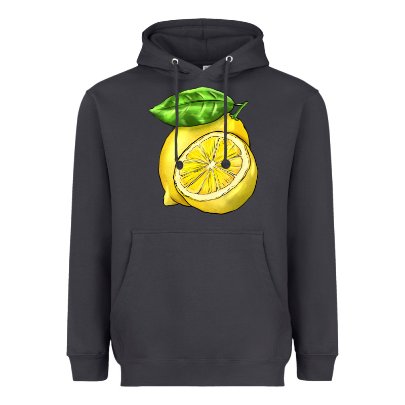 Lemon Heavyweight Hoodie by BarkalooDesign | Teevron