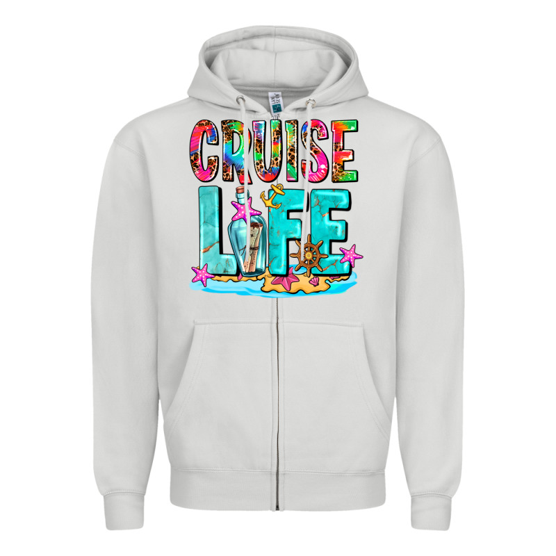 Cruise  Life Zipper Hoodie by AdoDesignShop | Teevron