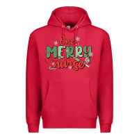 Cardinal one merry nurse Premium Hoodie - MaliasSmallBusiness