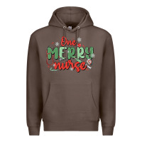 Coffee one merry nurse Premium Hoodie - MaliasSmallBusiness
