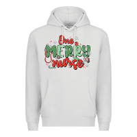 Dove Grey one merry nurse Premium Hoodie - MaliasSmallBusiness