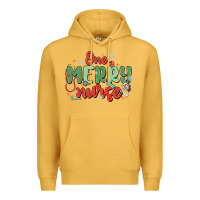 Mustard one merry nurse Premium Hoodie - MaliasSmallBusiness
